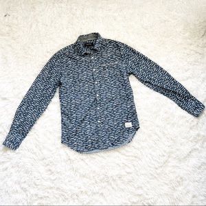 Adam Levine button down Long Sleeve Shirt Sz Small